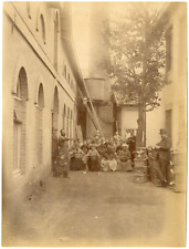 France, Industrie, Fabrication de Paniers, vintage albumen print vintage albums
