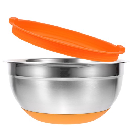 Stainless steel salad bowl - salad,