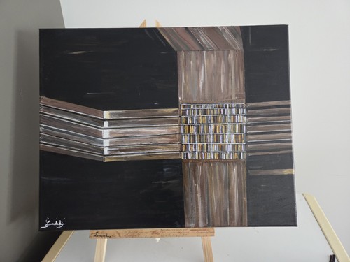 Tableau interstellar peint - interstellar, à