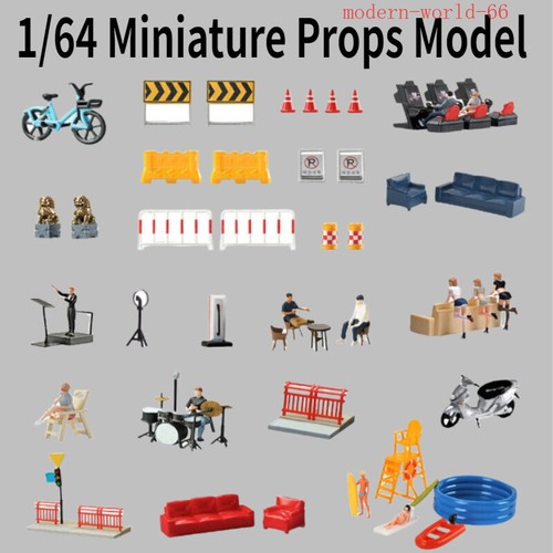Miniature props diorama - 1/64,