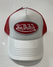 Von Dutch White/Red Trucker