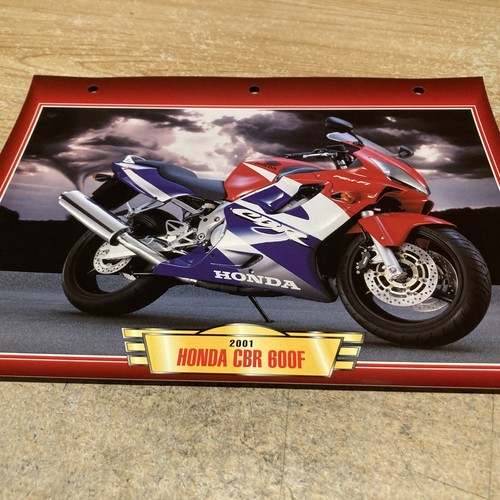Honda cbr600f 2001 fiche carte - cbr600f,