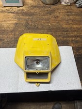 1989 Suzuki RMX 250 OEM Headlight And Cover Yellow Front Plate Light RMX RM