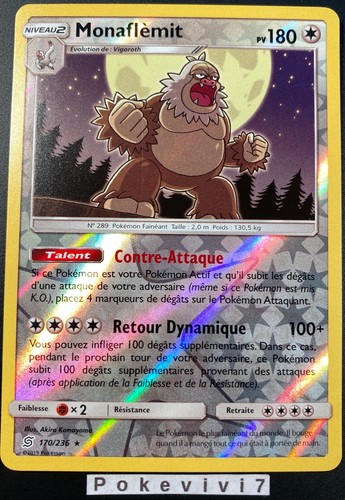 Carte pokemon monaflemit - carte,