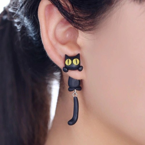Boucles oreilles chat - boucles, d'oreilles
