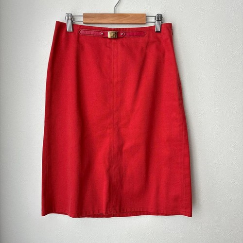 Jupe burberry orange longueur - jupe,