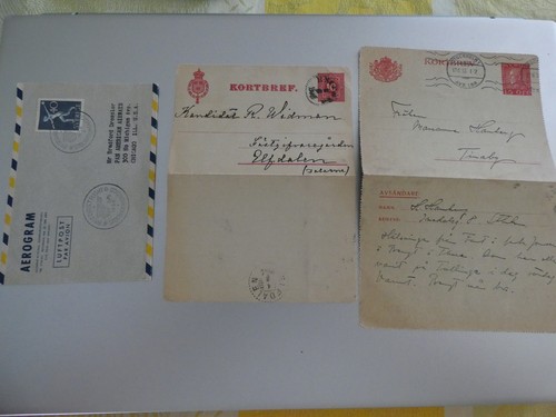 Philatelie aerogramme 1954 - philatelie, 1