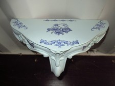 OLD SMALL PAINTED WOODEN CONSOLE LOUIS XV STYLE