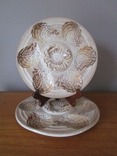 2 Assiettes à Huîtres /