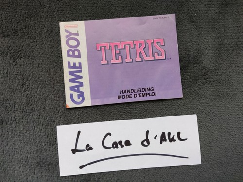 Notice seule nintendo gameboy - notice,