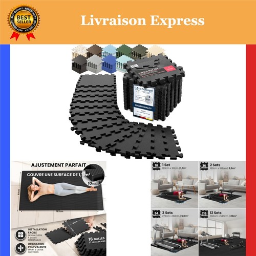 Tapis fitness protection - de,