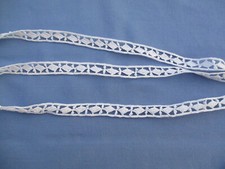 In-between Handmade Crochet Lace Antique 1900s No BB 10m x 1cm