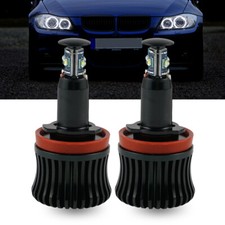 Ampoules H8 LED Angel Eyes Anneau Halo Blanc pour BMW X5 E70 avec phare HID