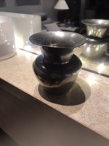 Petit vase etain - vase, en