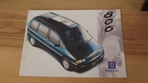 Brochure catalogue peugeot - peugeot, 806