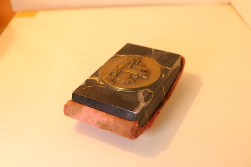 Ancien tampon buvard marbre - ancien,