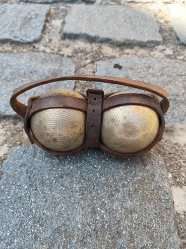 Ancienne paire boules - ancienne, de