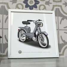 Poster Mobylette Motobecane