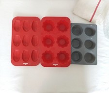 Lot de 3 moules en silicone