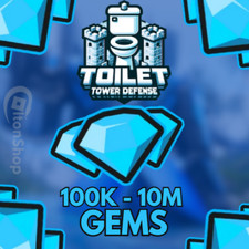 Toilet Tower Defense Gems | 100K-10M | TTD