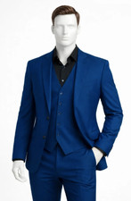 Costume homme bleu 3 pièces