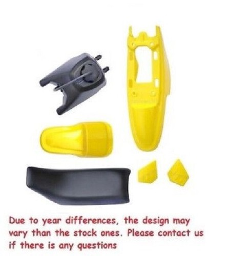 Yellow plastic set gas tank - yellow,