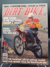 DIRT BIKE APR 77 RM125B DT250 vs TS250 Ossa Phantom Gaylon Mosier Indoor Mini's 
