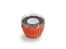 LotusGrill S Small Orange Mandarine Charbon de Bois Table Barbecue Avec Port USB