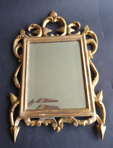 Miroir bois doré - miroir, en