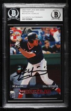 BAS 2003 Grandstand Portland Sea Dogs Kevin Youkilis Authentic Auto Rookie RC