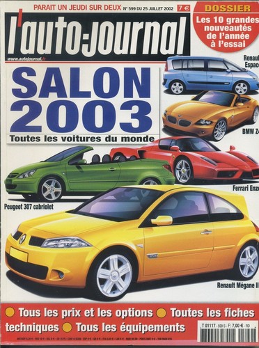 Auto journal 599 - l'auto, n°599