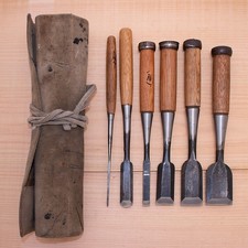 Japanese Chisel Set of 6 Hand Tool wood working #741