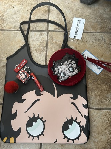 Nwt betty boop face purse - boop,