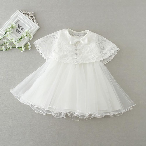 Robe baptême dentelle - baptême,