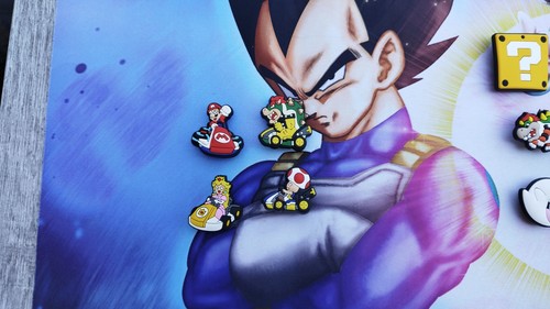 Badge pour crocs super mario - badge,