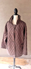 Ted Lapidus Paris – Women’s Quilted Light Jacket Brown – Size 46/48 (XXXL)