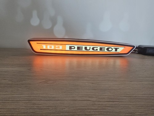 Enseigne peugeot 103 - peugeot, rouge