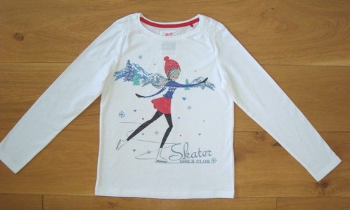 Top fille ans 100 - top, l/s