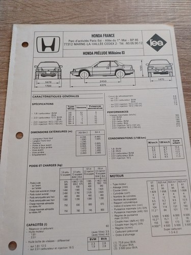 Honda prelude 2 - 1.8, i