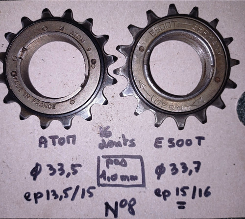 Lot 2 roues - n°, de