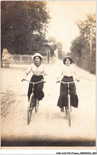 CAR-AASP11-0783 - FRANCE - PHOTO CARD - PARMAIN - TWO LADIES BY BIKE