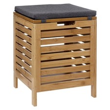 Banc & Coffre de Rangement "Bambou" 35L Naturel