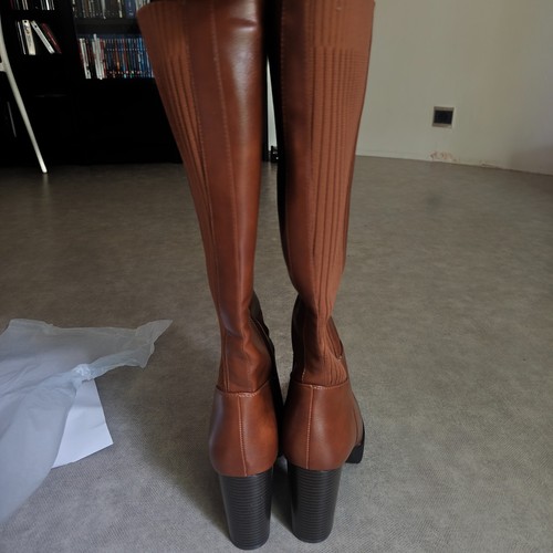Bottes simili cuir - bottes, simili-cuir