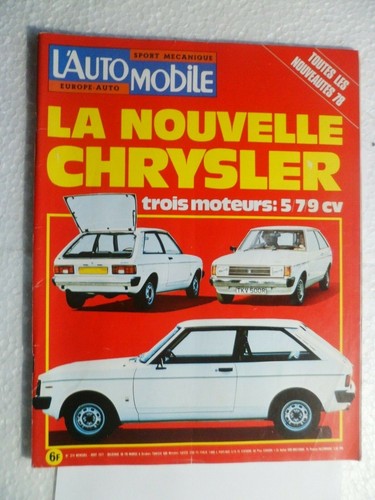 Automobile 374 08 - l'automobile, n°374
