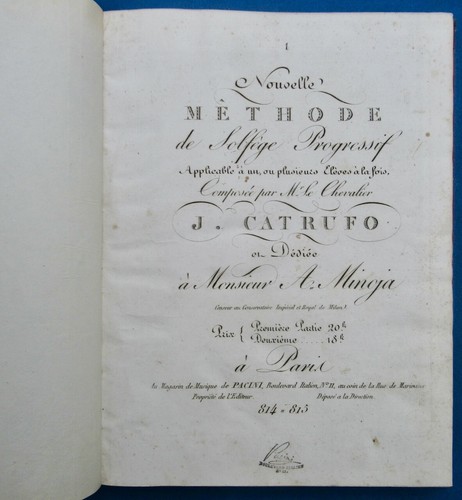 Gioseffo catrufo partition - catrufo,