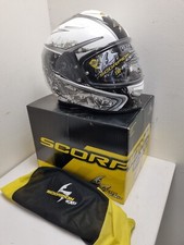 SCORPION EXO-491 RUN Casque moto intégral noir/blanc taille XL (61-62cm)