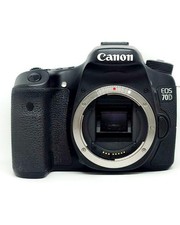 Canon EOS 70D Digital SLR Camera 20.2MP Black Body Only With Battery Charger #77