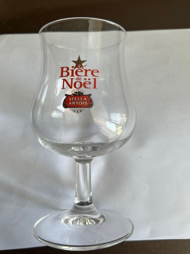 Verre bière pied stella - verre,