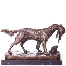 Sculpture Chien de chasse en