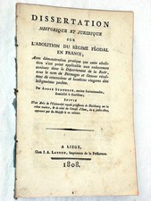 LIVRE ANCIEN ABOLITOIN RÉGIME